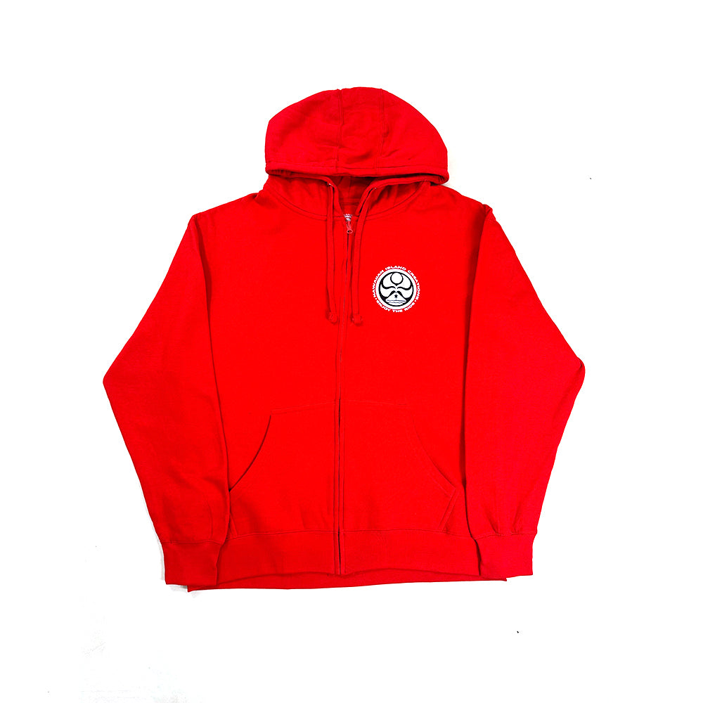 Corpo Dot Zip Hoodie - HIC ENJOY THE RIDE