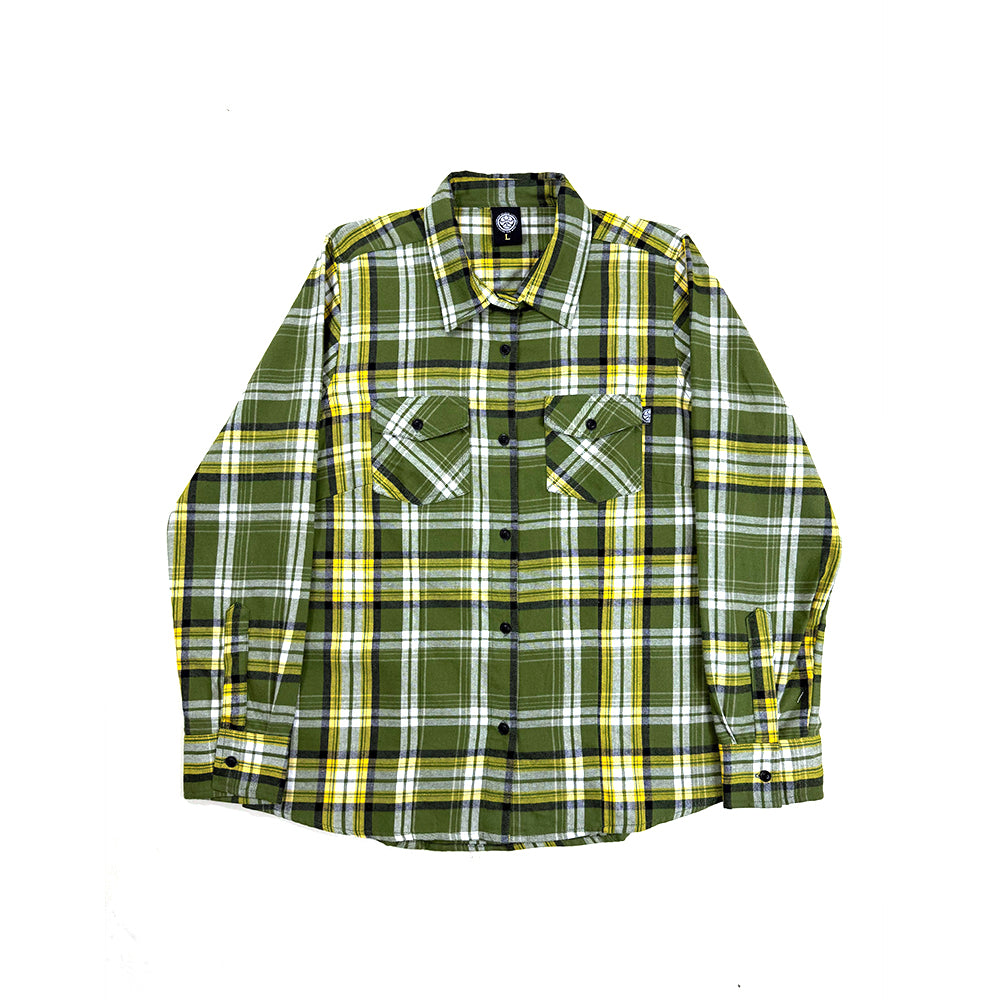 HIC Women Plaid Flannel Long Sleeve - HIC ENJOY THE RIDE