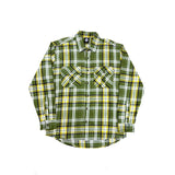 HIC Men's Plaid Flannel Long Sleeve - HIC ENJOY THE RIDE