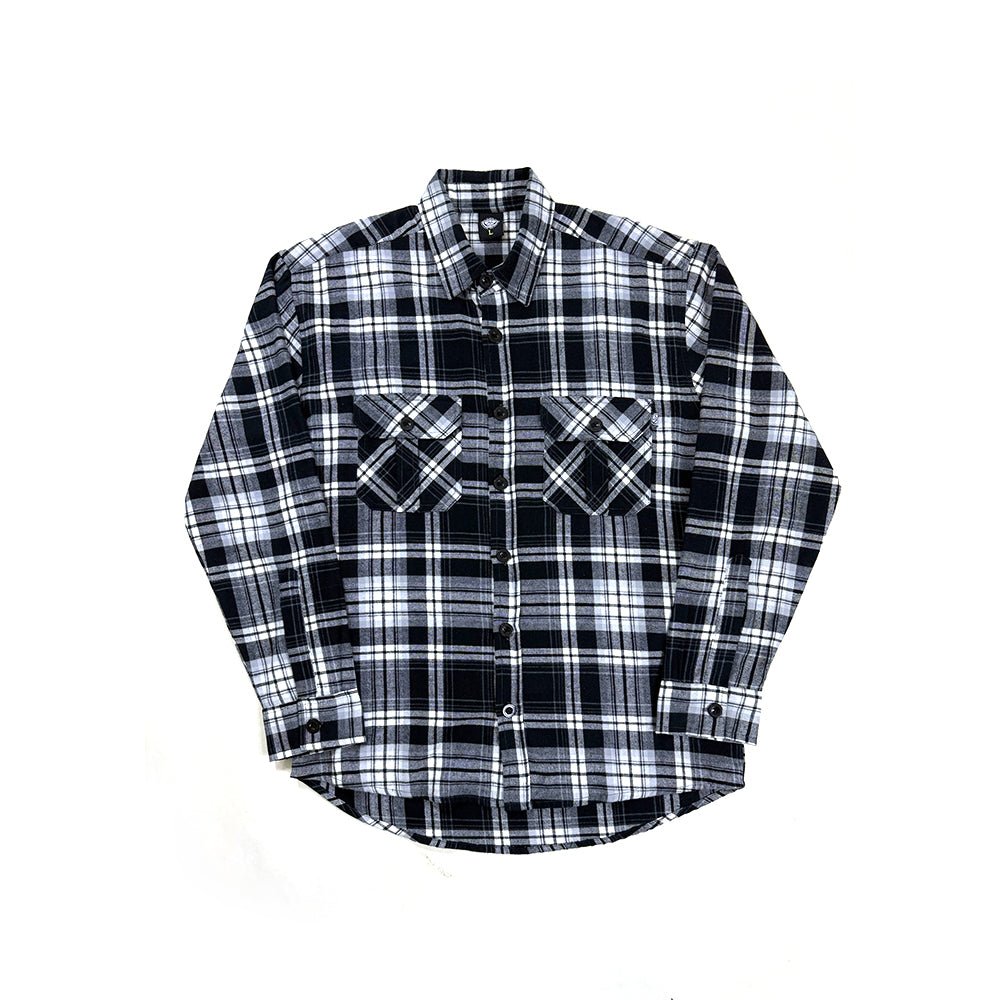 HIC Men's Plaid Flannel Long Sleeve - HIC ENJOY THE RIDE