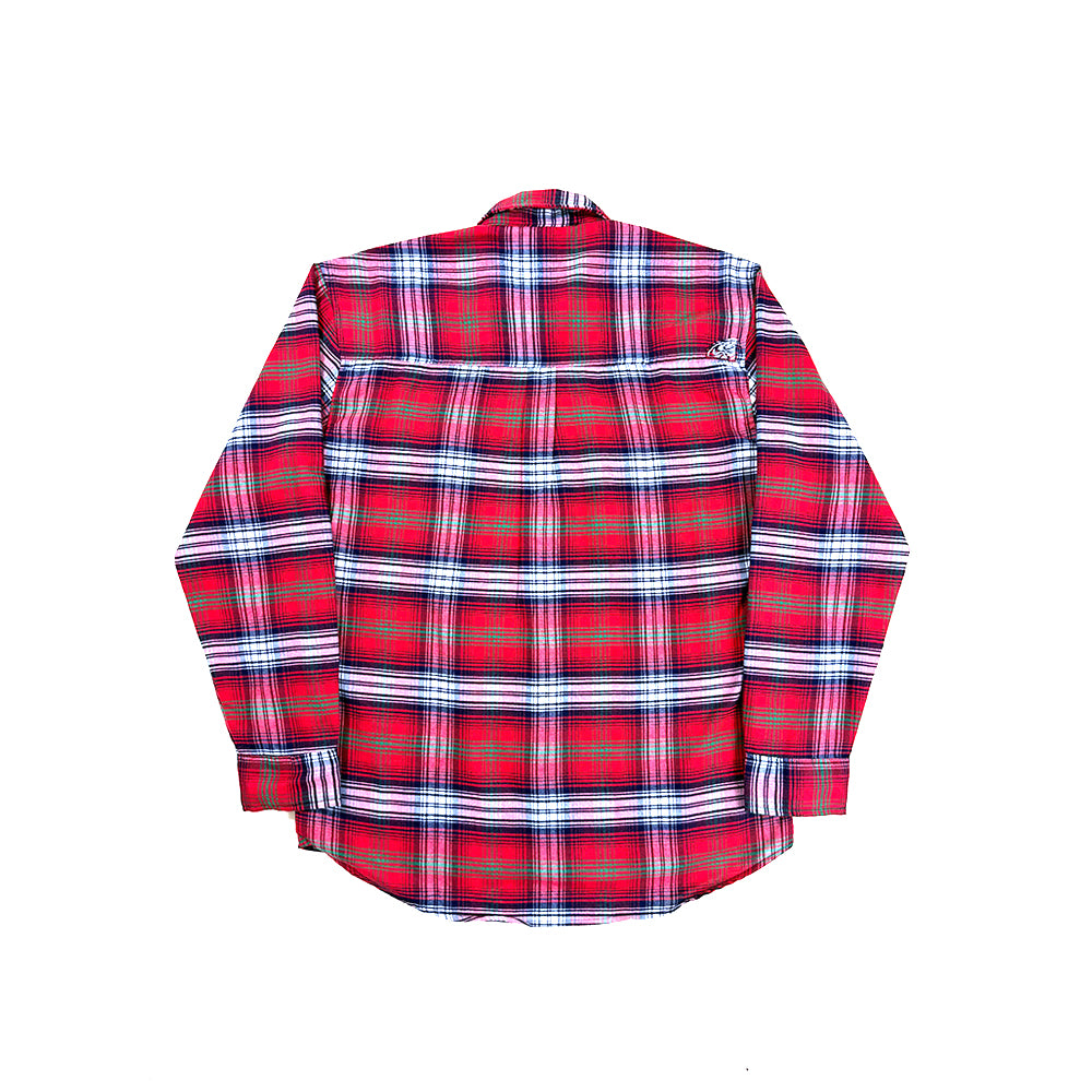 HIC Men's Plaid Flannel Long Sleeve - HIC ENJOY THE RIDE