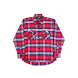 HIC Men's Plaid Flannel Long Sleeve - HIC ENJOY THE RIDE