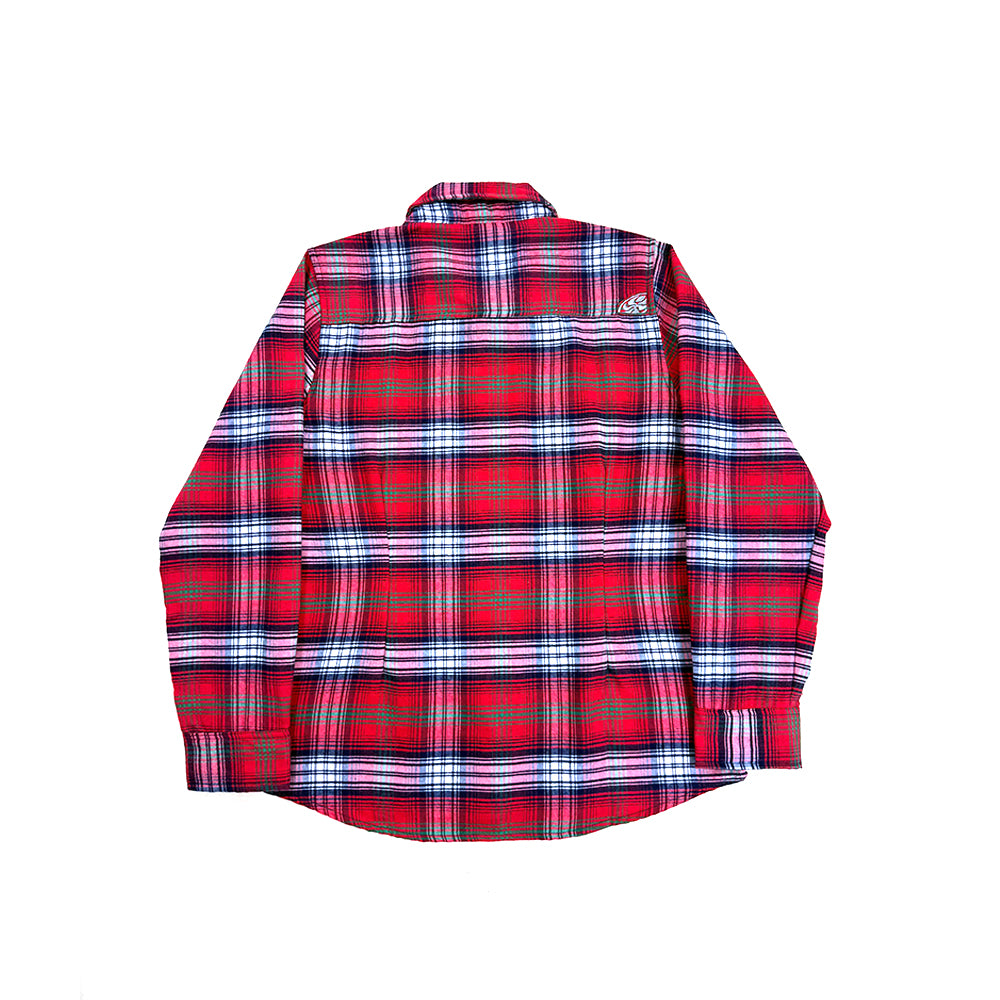 HIC Women Plaid Flannel Long Sleeve - HIC ENJOY THE RIDE