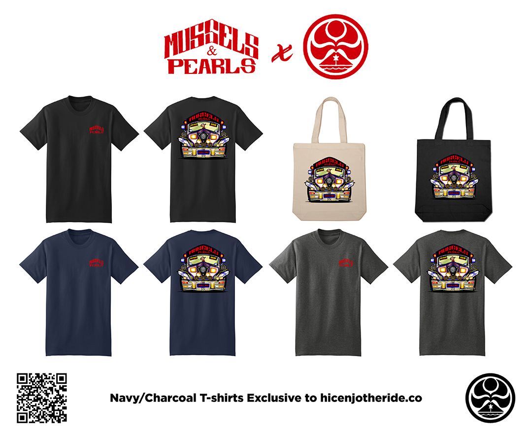 HIC X Mussels & Pearls Canvas Tote Bag - HIC ENJOY THE RIDE