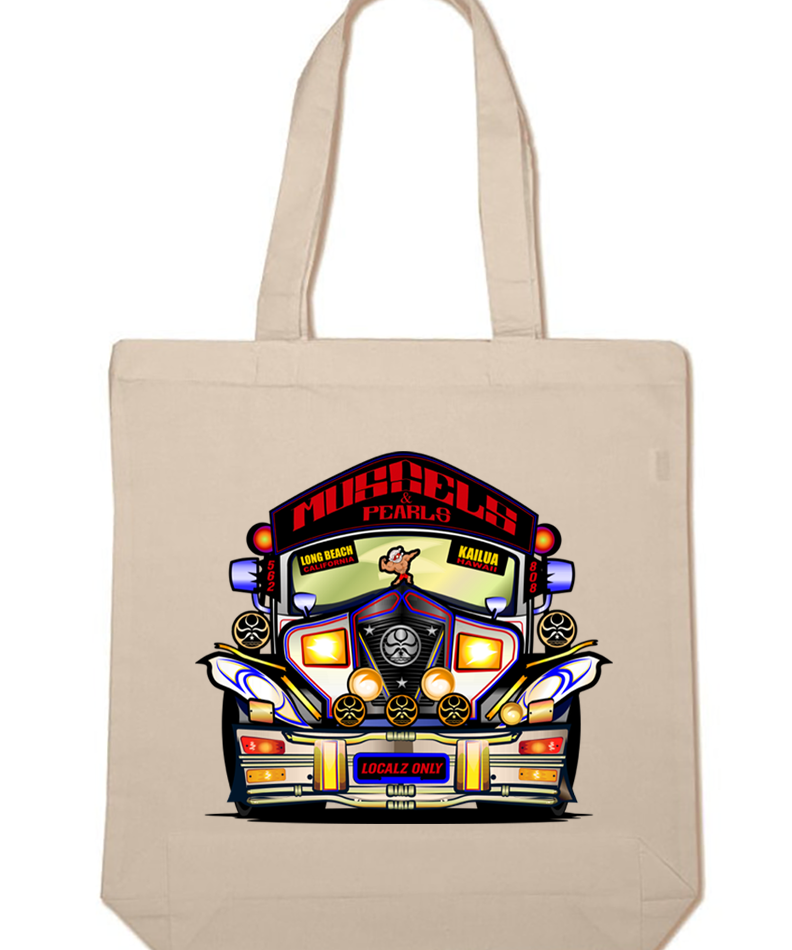 HIC X Mussels & Pearls Canvas Tote Bag - HIC ENJOY THE RIDE