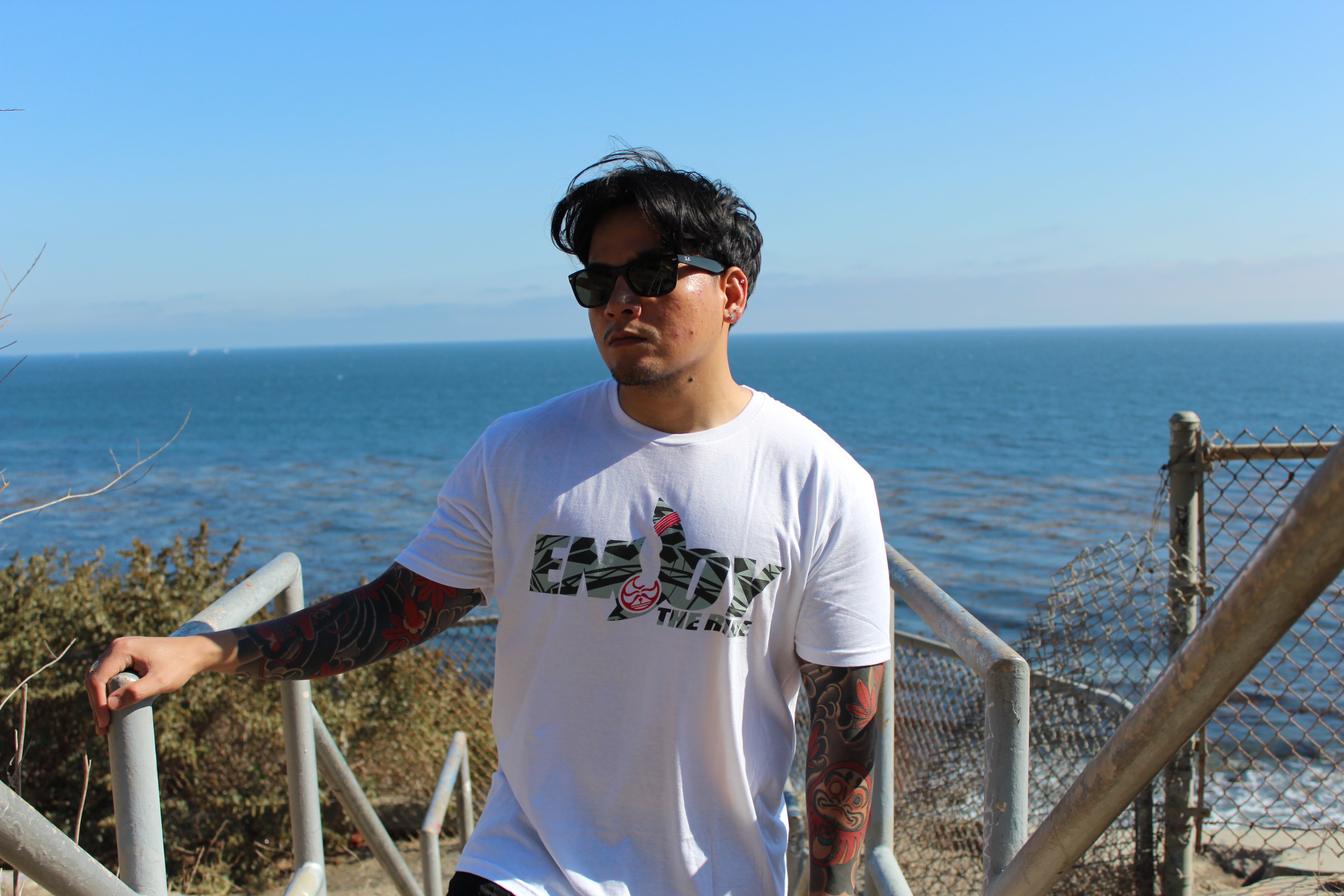 Enjoy Tribal T-shirt - HIC ENJOY THE RIDE