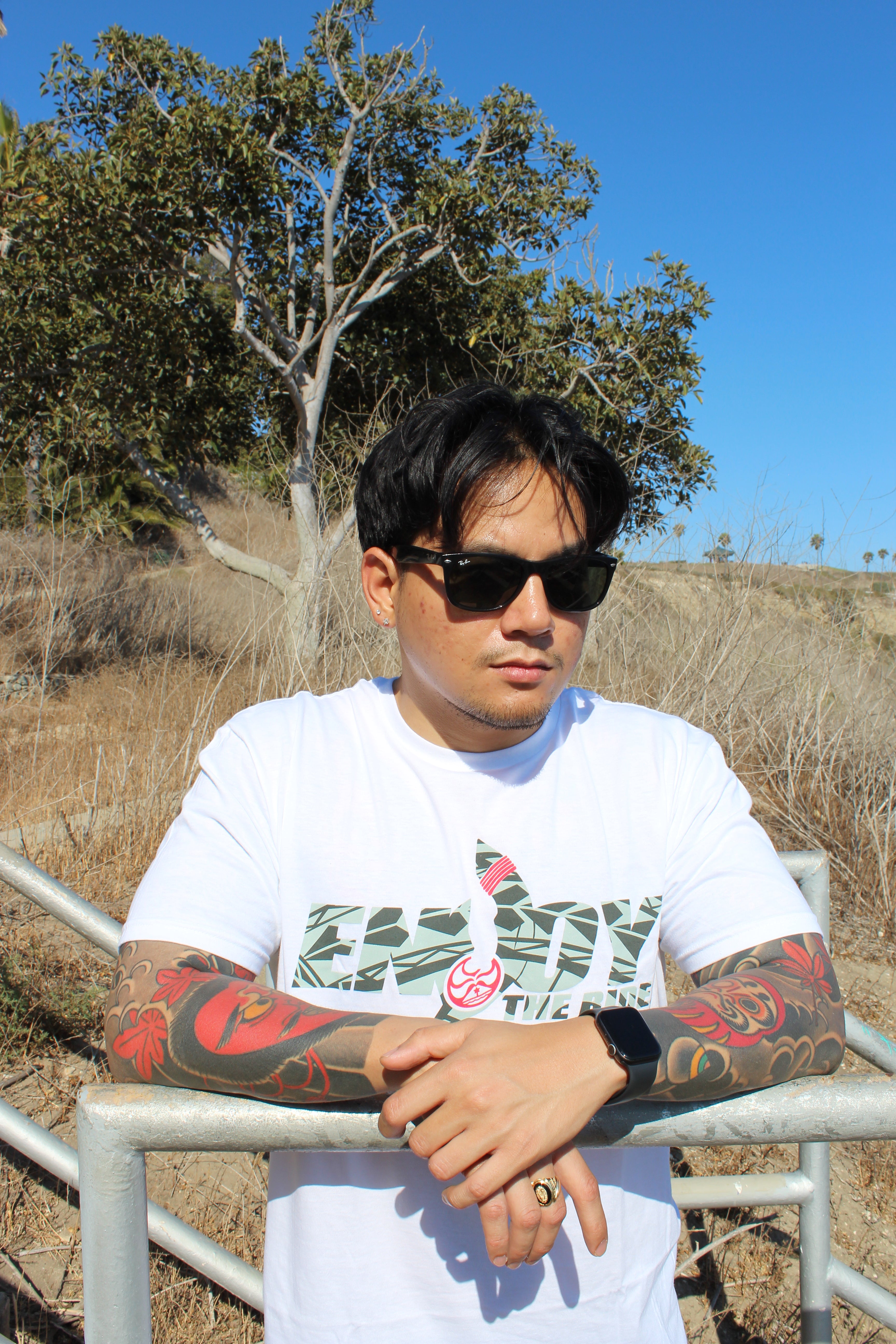 Enjoy Tribal T-shirt - HIC ENJOY THE RIDE
