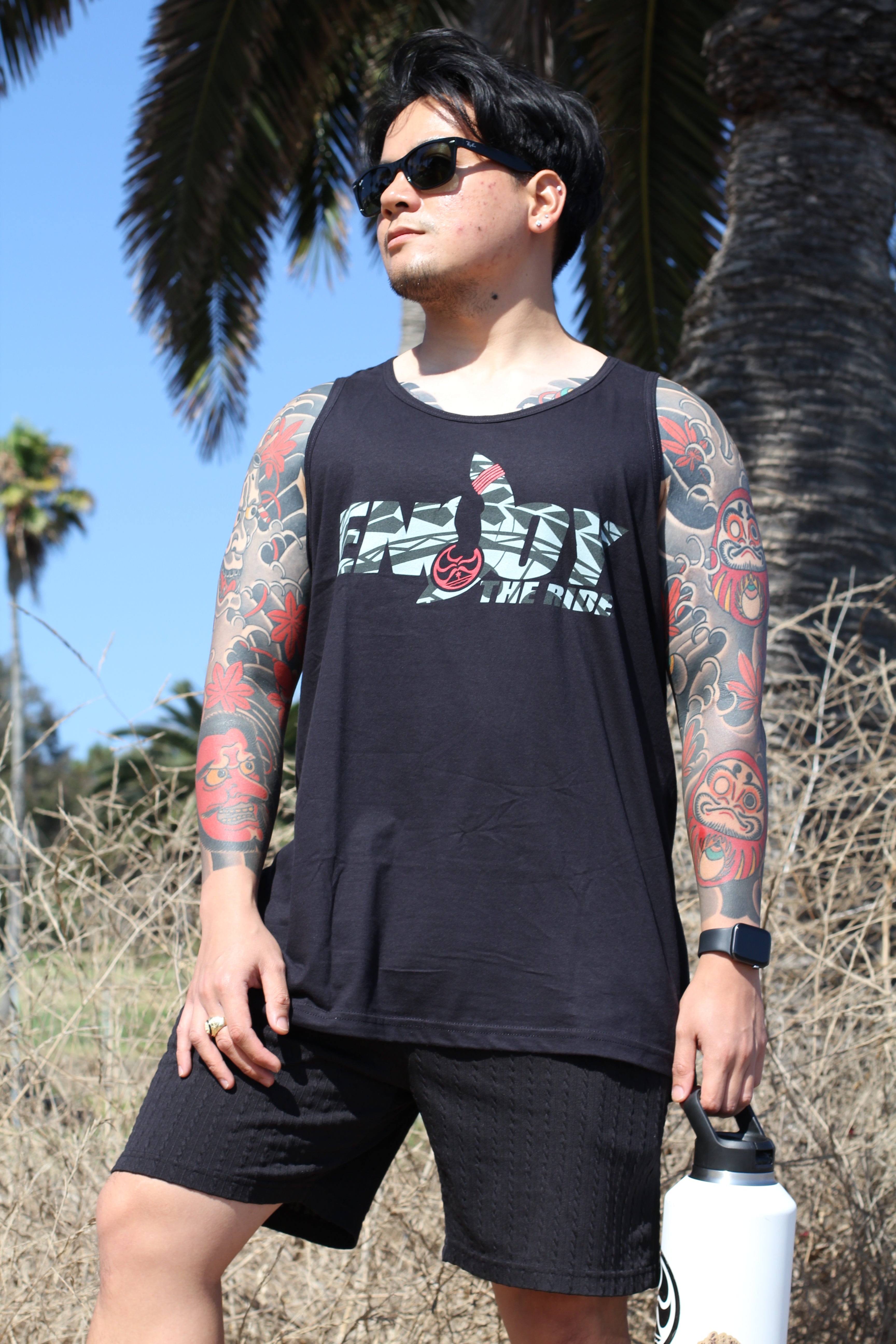 Enjoy Tribal Tank Top - HIC ENJOY THE RIDE