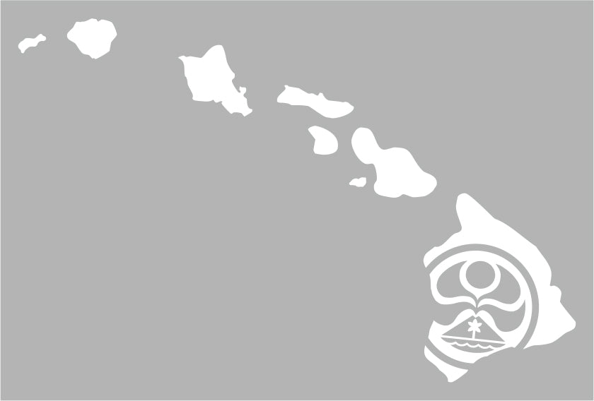 Islander Die-Cut Sticker 13.5" - HIC ENJOY THE RIDE
