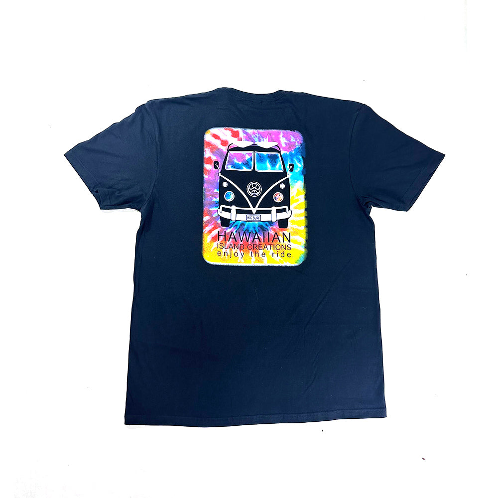 Tye Dye Bus T-Shirt - HIC ENJOY THE RIDE