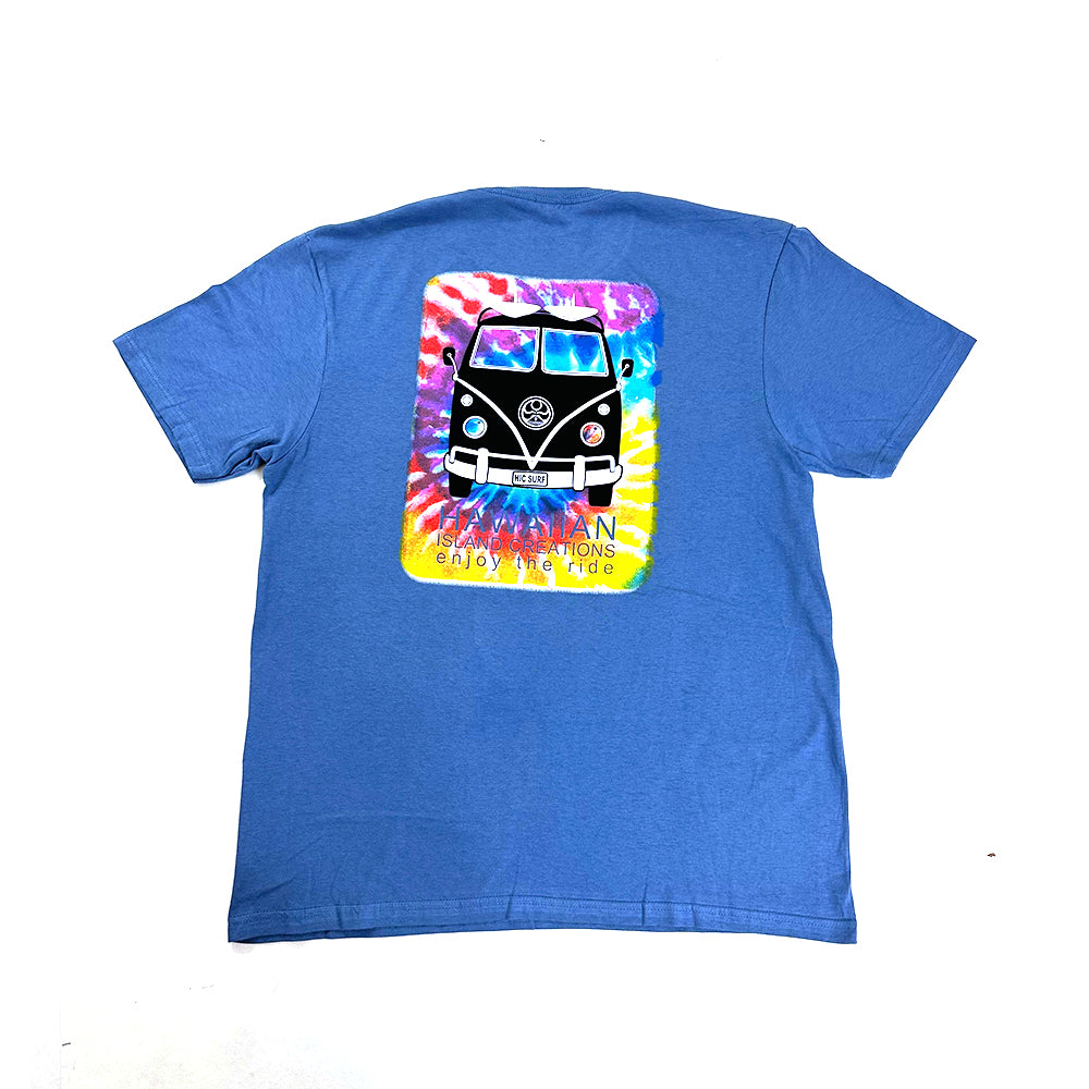 Tye Dye Bus T-Shirt - HIC ENJOY THE RIDE