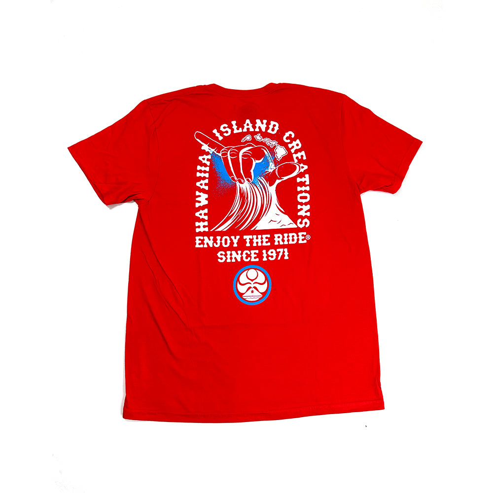 Shaka Squeeze T-Shirt - HIC ENJOY THE RIDE