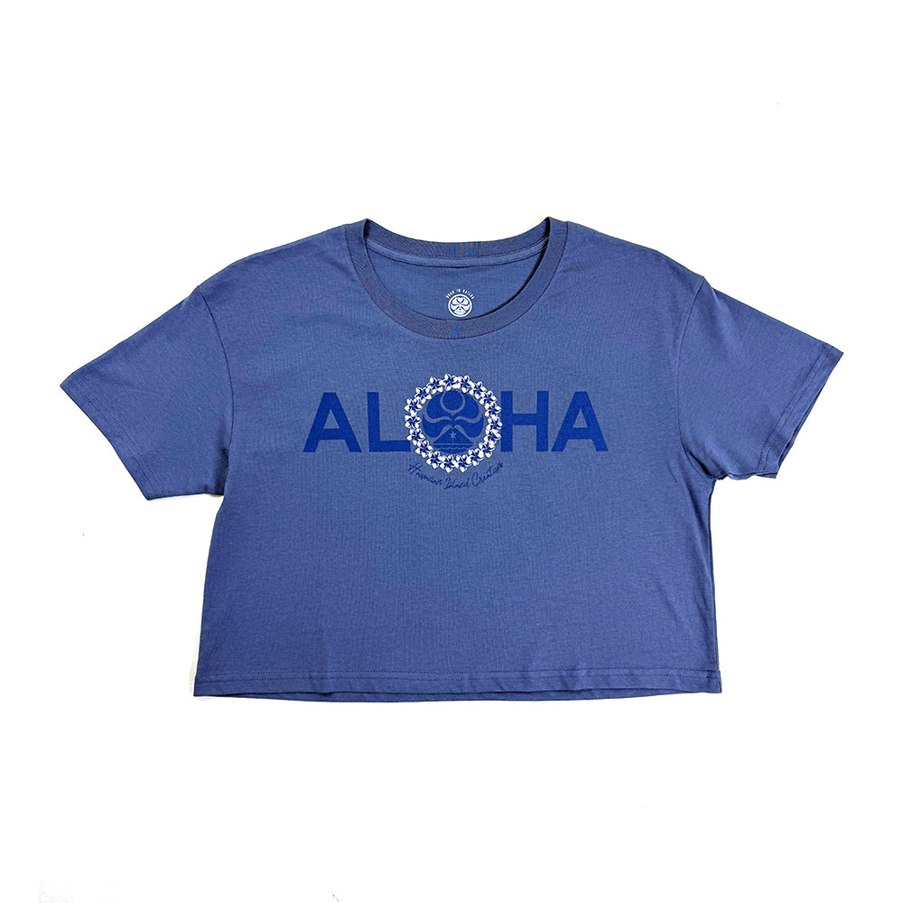 Aloha HIC Women Crop Tee - HIC ENJOY THE RIDE