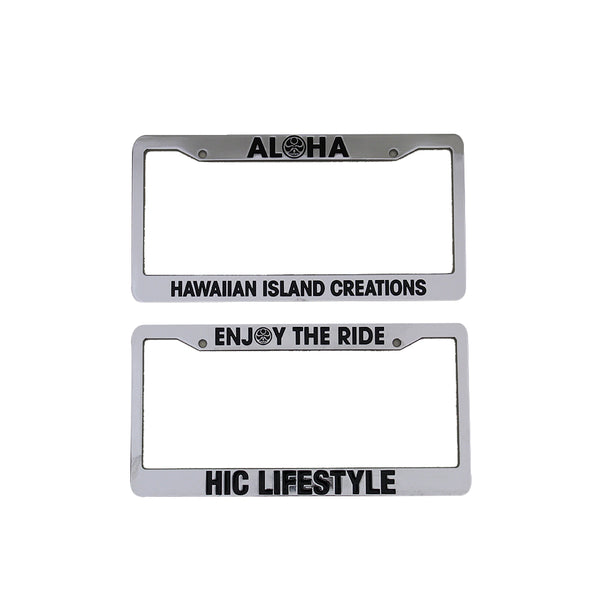 HIC License Plate Frame (Metal) | HIC ENJOY THE RIDE