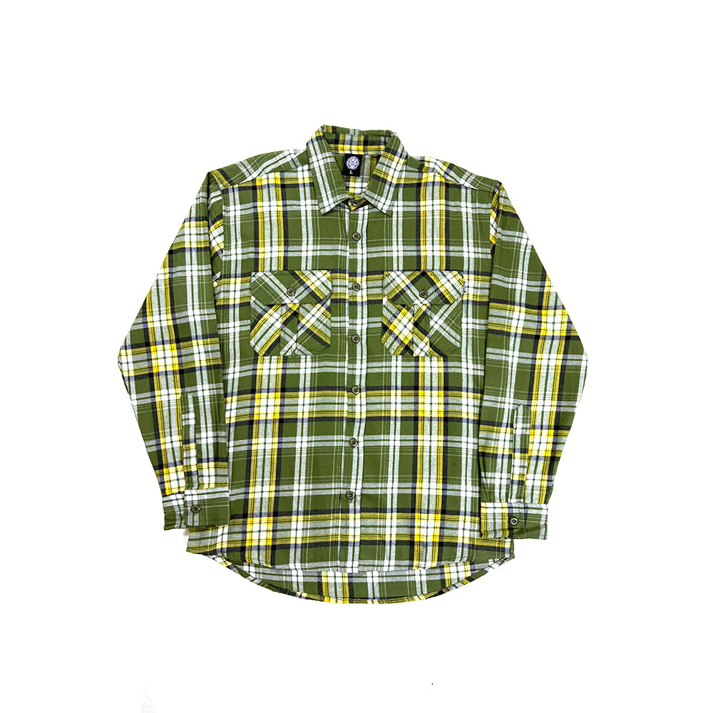 HIC Men's Plaid Flannel Long Sleeve - HIC ENJOY THE RIDE