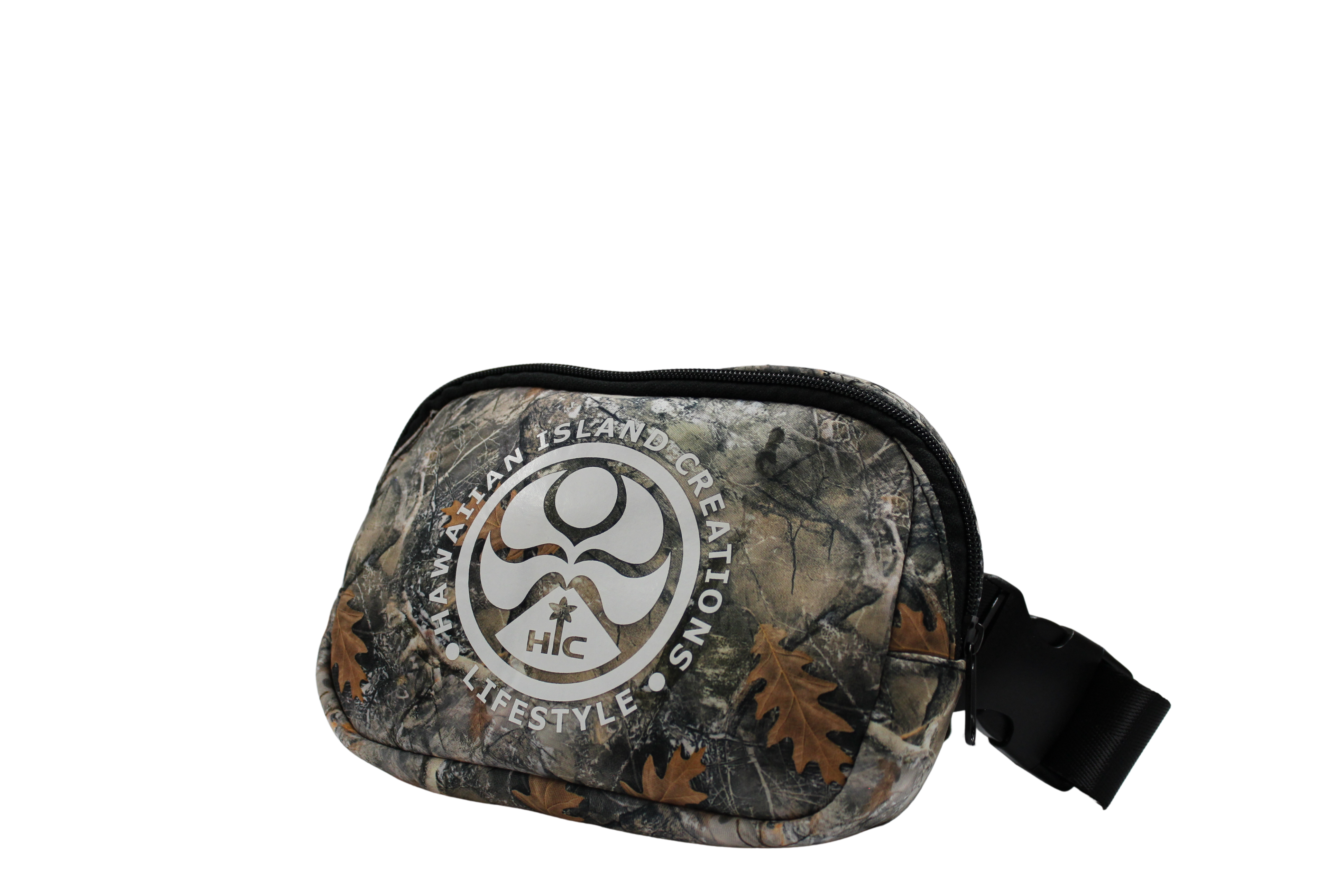 HIC ENJOY THE RIDE belt bag in black with adjustable strap and zippered compartments