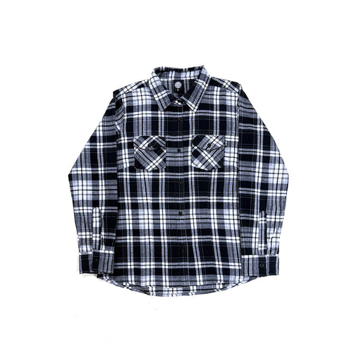 HIC Women Plaid Flannel Long Sleeve - HIC ENJOY THE RIDE