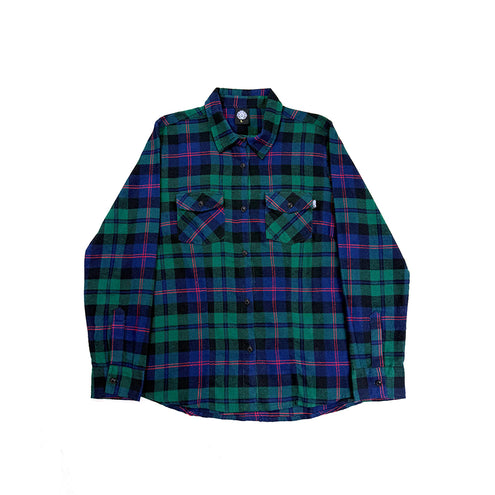 HIC Women Plaid Flannel Long Sleeve - HIC ENJOY THE RIDE
