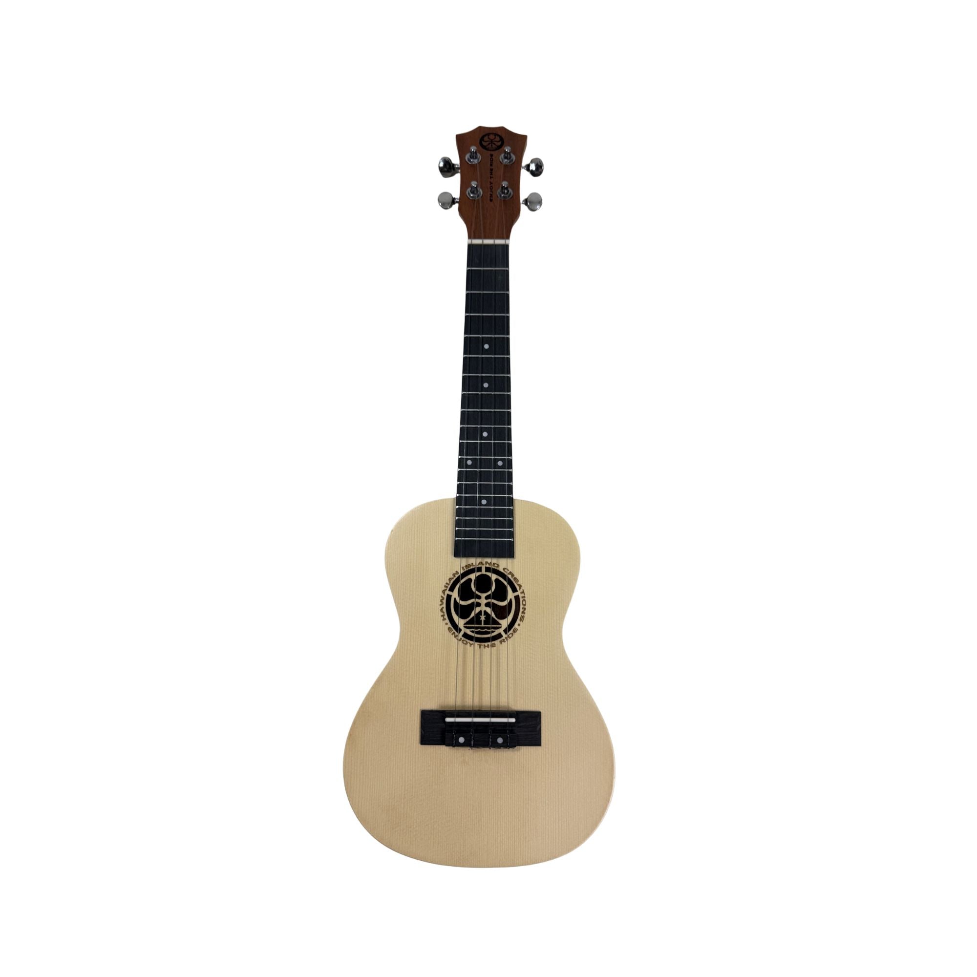 HIC Spruce Concert Ukulele 24" - HIC ENJOY THE RIDE