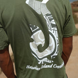 HIC ENJOY THE RIDE Kailua Hook T-Shirt featuring a beach scene graphic on a casual cotton tee.