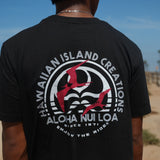 HIC ENJOY THE RIDE IWA Stamp T-Shirt featuring bold graphic design and casual fit, displayed on a plain background.