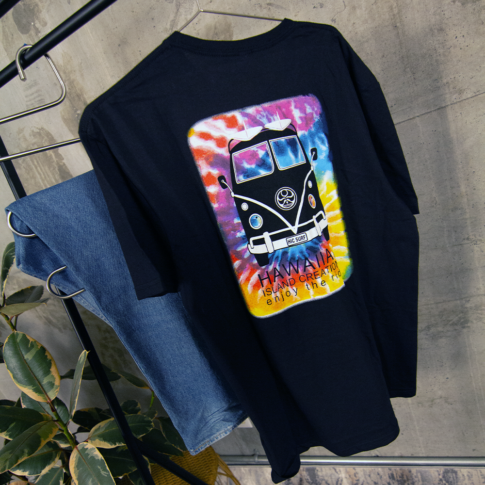 Tie Dye Bus T-Shirt - HIC ENJOY THE RIDE