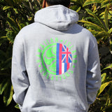 Hapa Neon Dot Pullover Hoodie