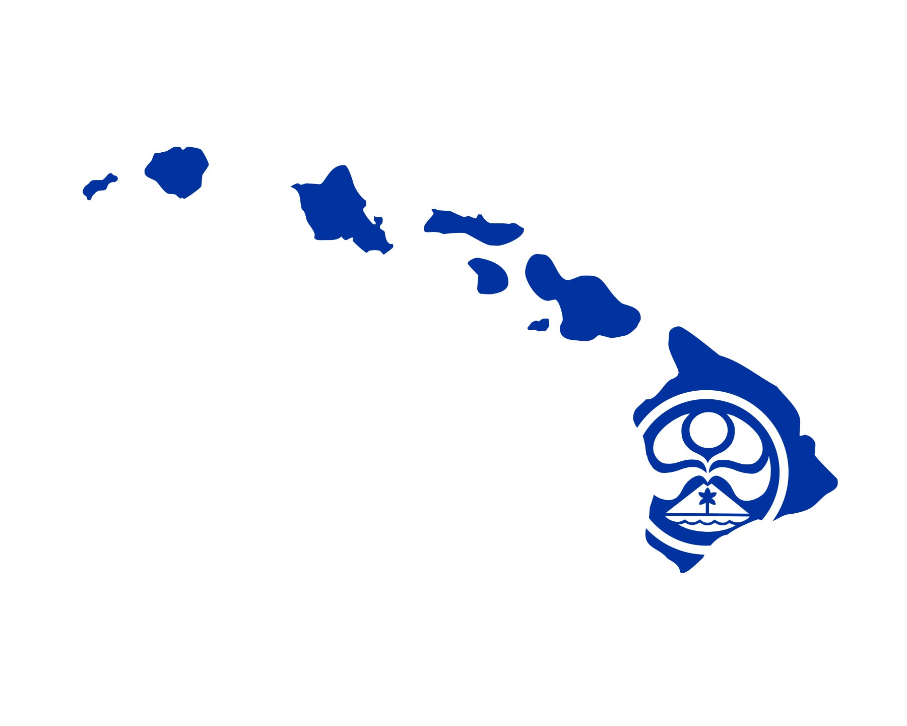 HIC Island Chain Die-Cut Sticker