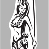 Honey Girl Mylar Sticker 10"