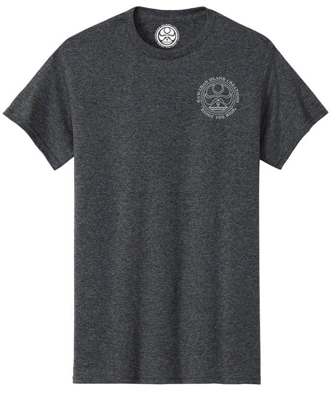 Front view of The Ancient Dot T-Shirt by HIC ENJOY THE RIDE, featuring a vintage-inspired dot graphic on soft fabric.