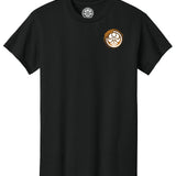 Black Coconut Aloha T-Shirt by HIC ENJOY THE RIDE featuring a coconut graphic on the front.