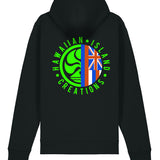 Hapa Neon Dot Pullover Hoodie