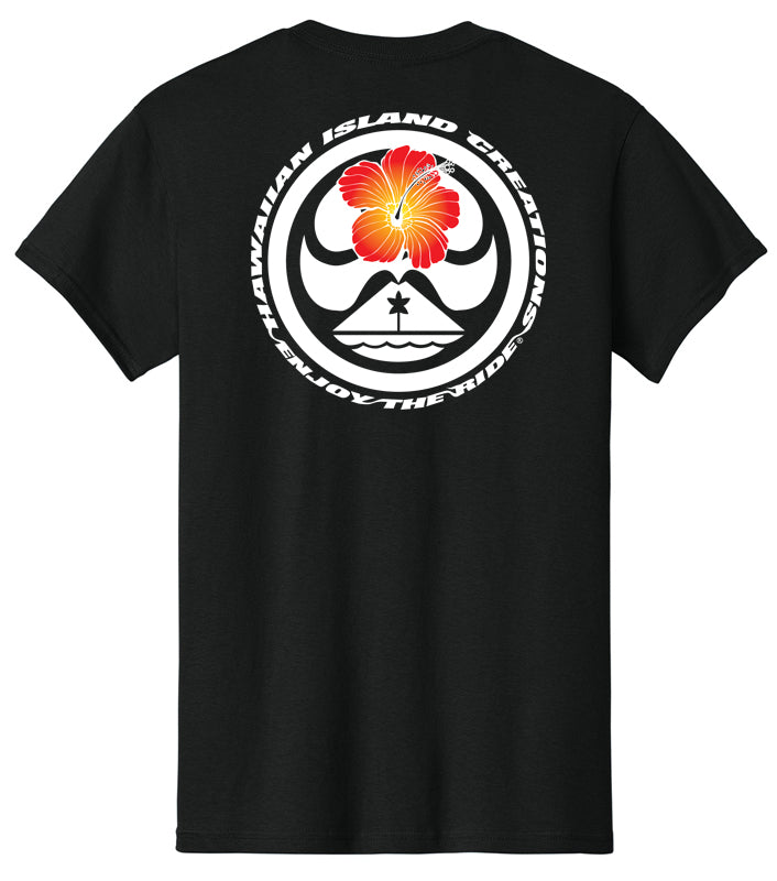 Hibiscus Dot T-Shirt - HIC ENJOY THE RIDE