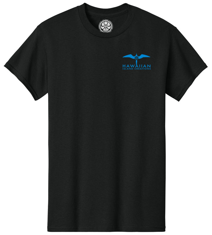 HIC ENJOY THE RIDE IWA black T-shirt, front view
