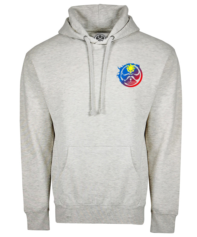 HIC ENJOY THE RIDE Majestics pullover hoodie featuring a front view with a cozy, stylish design and a front pocket.