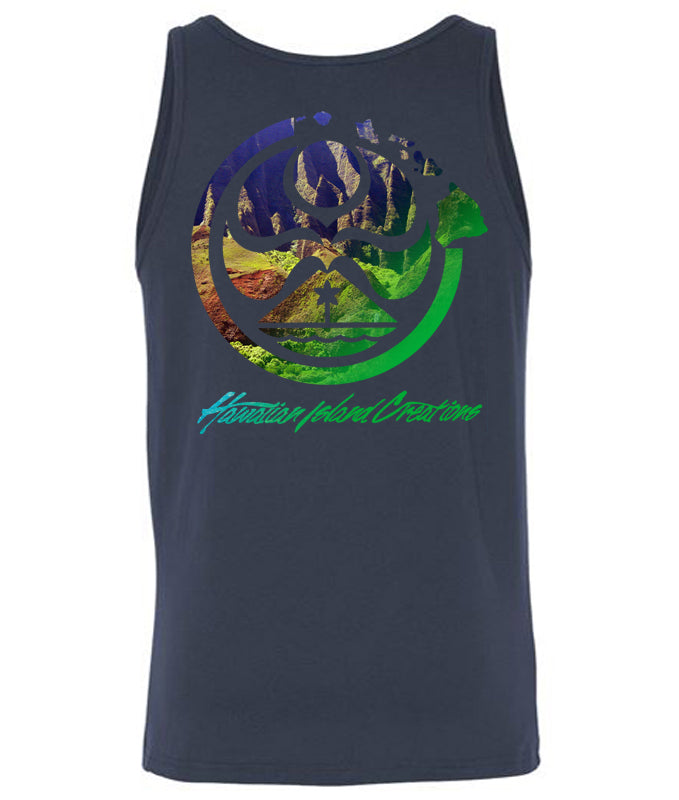 Na Pali Dot Tank Top - HIC ENJOY THE RIDE