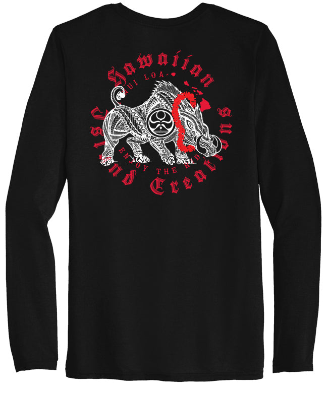 Aloha Tusk | Long Sleeve Tee - HIC ENJOY THE RIDE