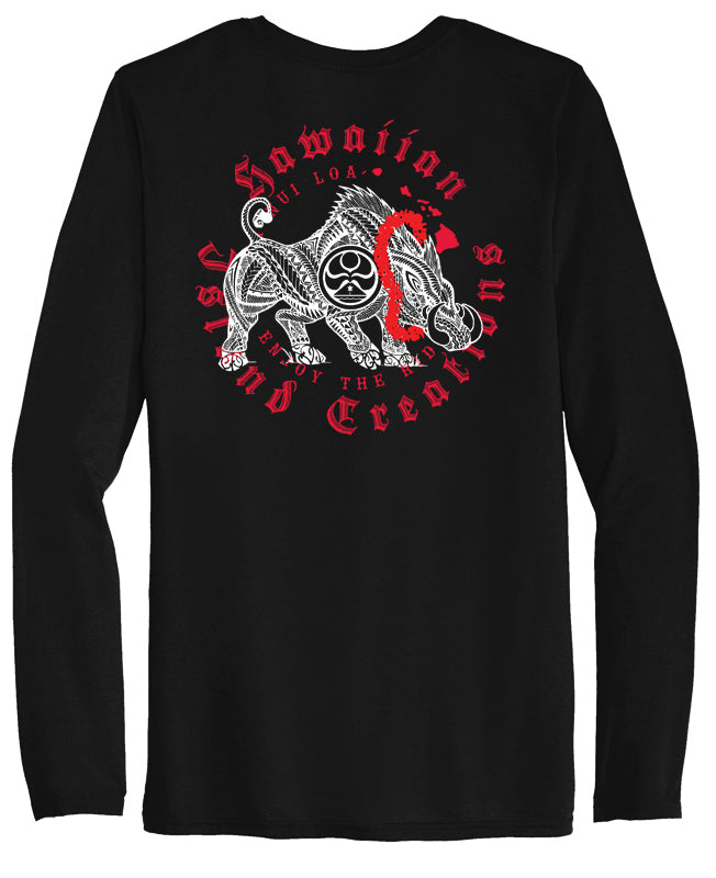 Aloha Tusk | Long Sleeve Tee - HIC ENJOY THE RIDE