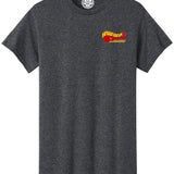 HIC ENJOY THE RIDE Da Uke T-shirt in heather gray with ukulele character graphic on front