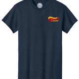 HIC ENJOY THE RIDE Da Uke T-shirt in navy, front view
