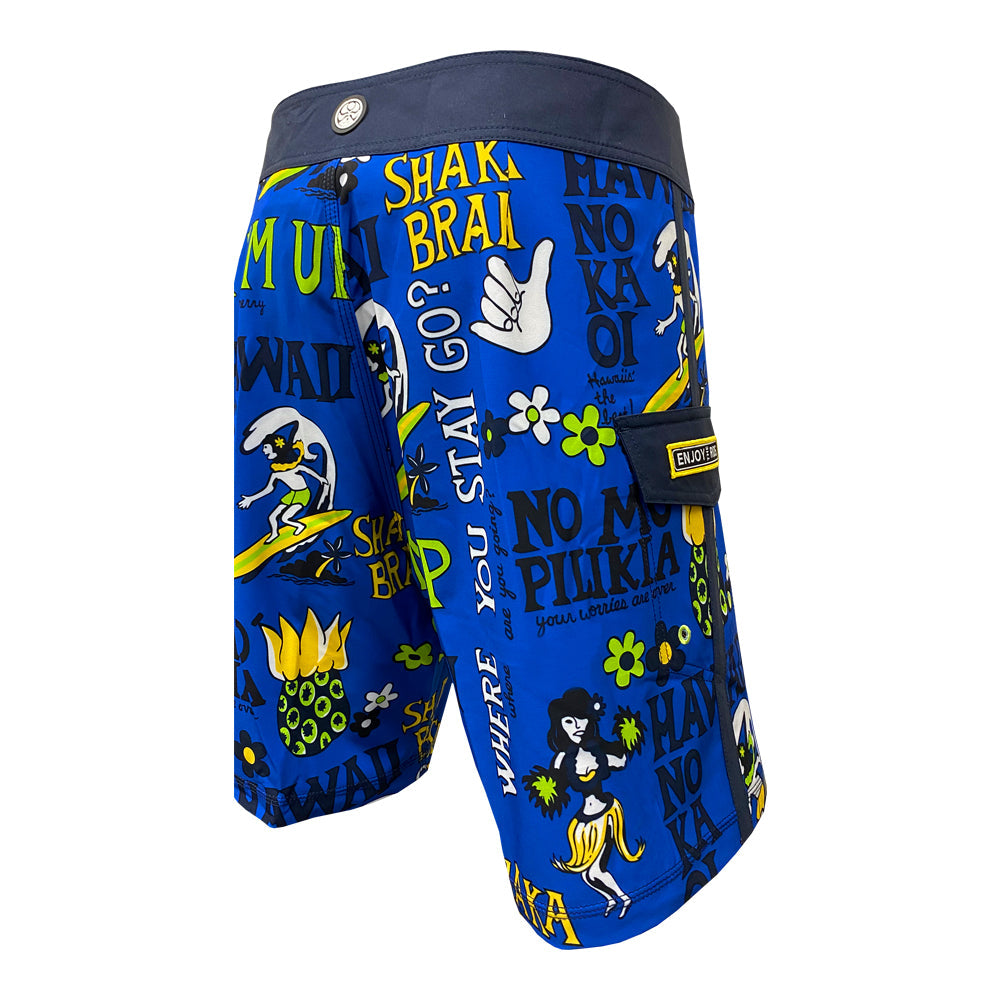 Suck em Up Boardshorts - HIC ENJOY THE RIDE